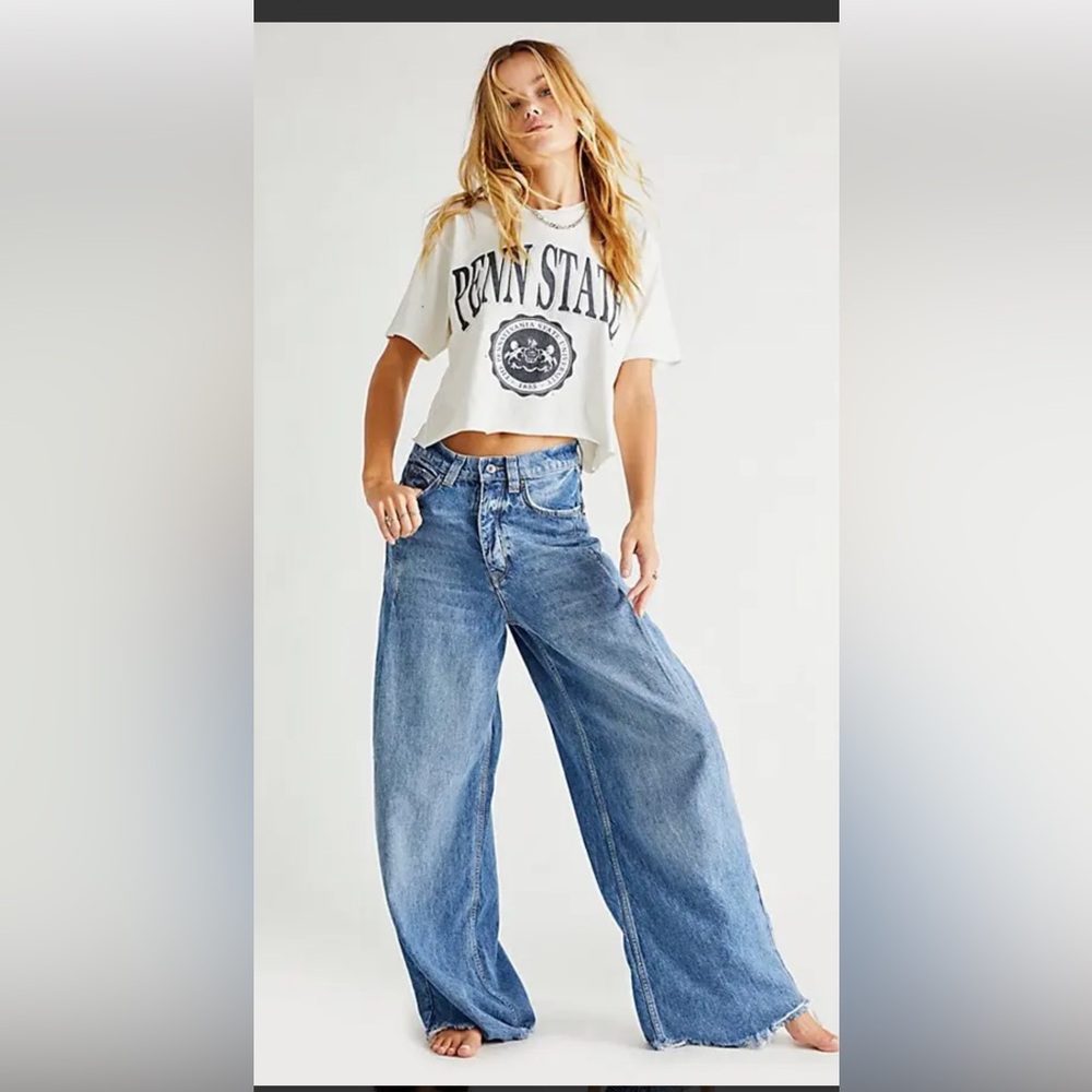 Free People Old West Slouchy Jeans